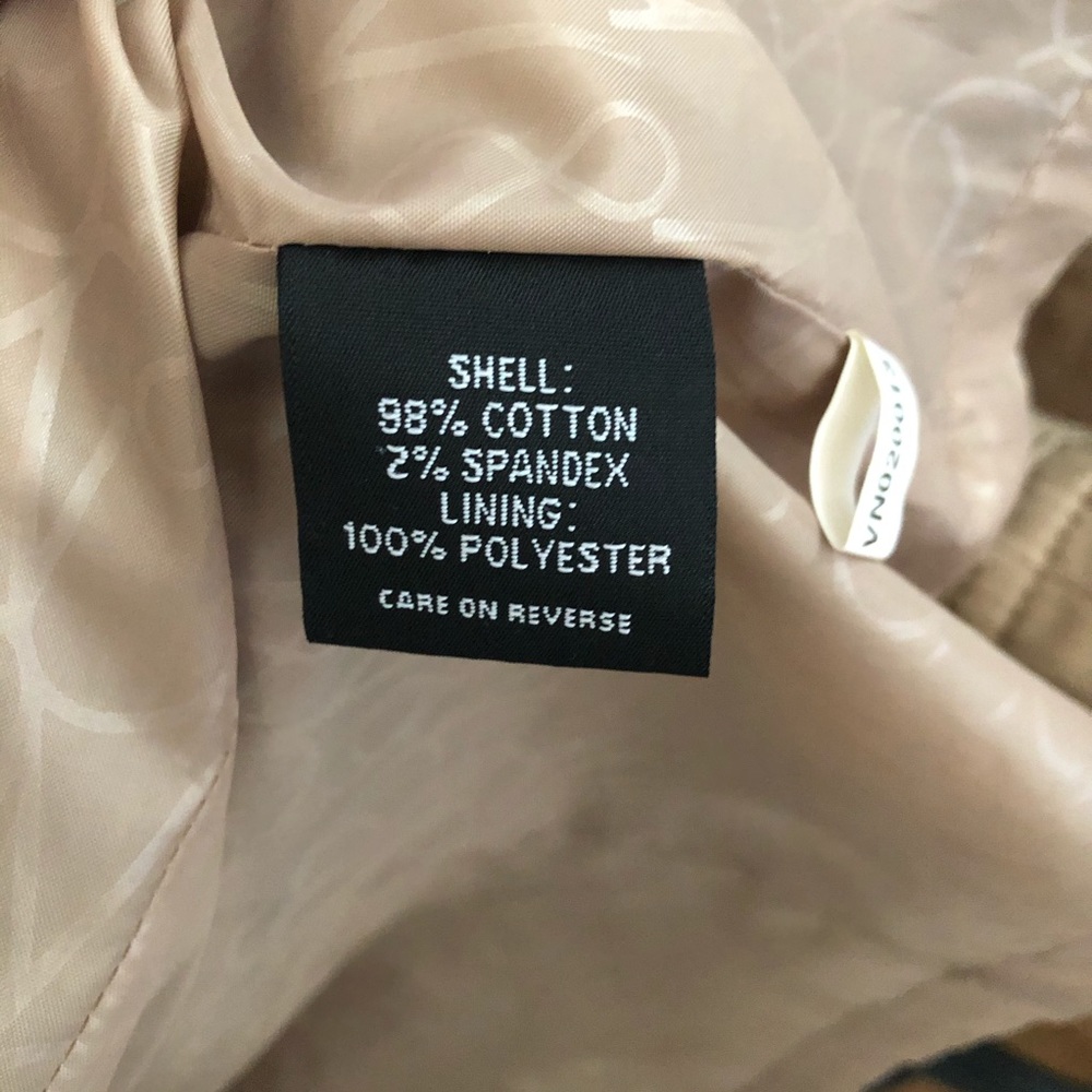 NEW YORK & COMPANY Classic Khaki Trench Coat Size M - Picture 16 of 16